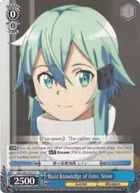 Basic Knowledge of Guns, Sinon (SAO/SE23-E25 C), Sword Art Online II — Weiß Schwarz card price