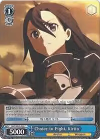 Choice to Fight, Kirito (SAO/SE23-E29 C), Sword Art Online II — Weiß Schwarz card price