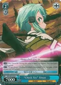 "Check Six" Sinon (SAO/SE23-E32 C), Sword Art Online II — Weiß Schwarz card price