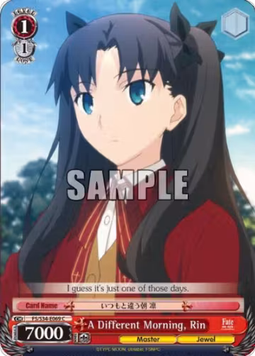 A Different Morning, Rin (FS/S34-E069 C), Fate/stay night [Unlimited Blade Works] — Weiß Schwarz card price