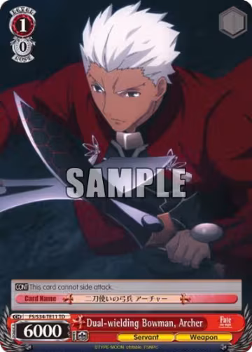 Dual-wielding Bowman, Archer (TD) (FS/S34-TE11 TD), Fate/stay night [Unlimited Blade Works] — Weiß Schwarz card price
