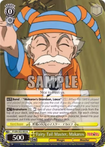 Fairy Tail Master, Makarov (FT/EN-S02-003 R) — card price