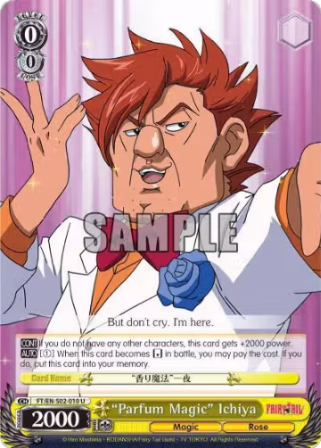 "Parfum Magic" Ichiya (FT/EN-S02-010 U), Fairy Tail ver.E — Weiß Schwarz card price