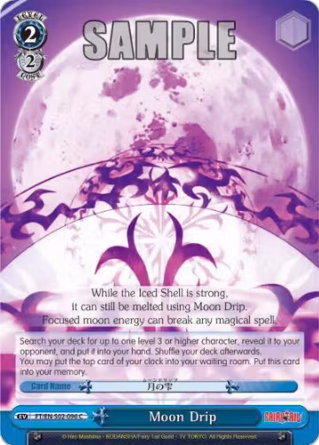 Moon Drip (FT/EN-S02-096 C), Fairy Tail ver.E — Weiß Schwarz card price