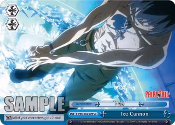 Ice Cannon (FT/EN-S02-099 CC), Fairy Tail ver.E — Weiß Schwarz card price