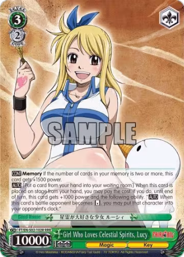 Girl Who Loves Celestial Spirits, Lucy (RRR) (FT/EN-S02-102R RRR), Fairy Tail ver.E — Weiß Schwarz card price
