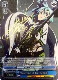 "Machine of Ice" Sinon (SP) (SAO/SE23-TE15SP SP), Sword Art Online II — Weiß Schwarz card price