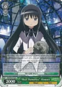 "Real Memories" Homura (MM/W35-E029 R), Puella Magi Madoka Magica the Movie -Rebellion- — Weiß Schwarz card price