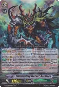 Intimidating Mutant, Darkface (G-BT04/009EN), G-BT04: Soul Strike Against The Supreme — Vanguard card price