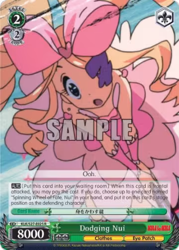 Dodging Nui (KLK/S27-E025 R), KILL la KILL — Weiß Schwarz card price