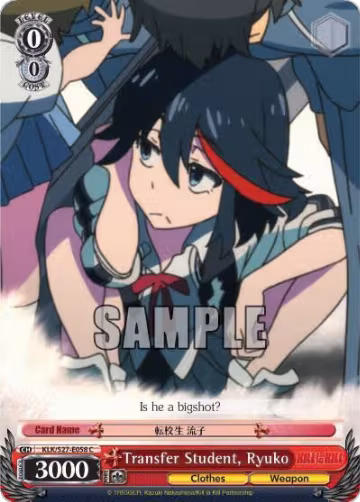 Transfer Student, Ryuko (KLK/S27-E058 C), KILL la KILL — Weiß Schwarz card price