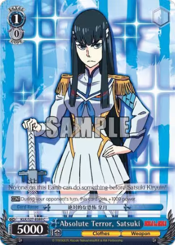 Absolute Terror, Satsuki (KLK/S27-E089 C), KILL la KILL — Weiß Schwarz card price