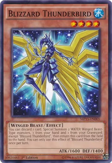 Blizzard Thunderbird (MP15-EN005), 2015 Mega-Tins Mega Pack — Yu-Gi-Oh! card price