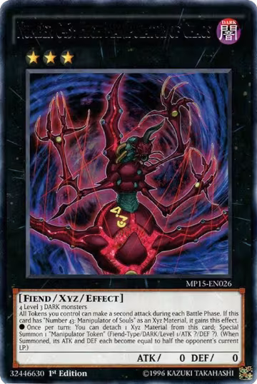 Number C43: High Manipulator of Chaos (MP15-EN026), 2015 Mega-Tins Mega Pack — Yu-Gi-Oh! card price