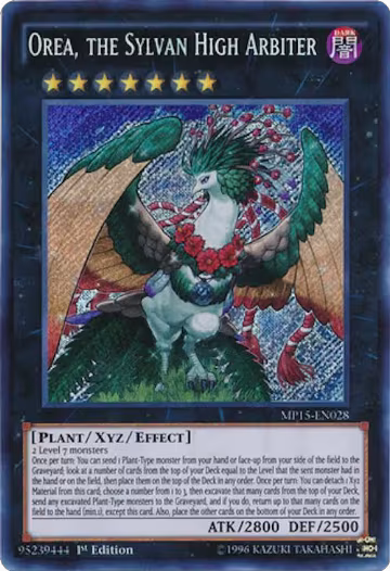 Orea, the Sylvan High Arbiter (MP15-EN028), 2015 Mega-Tins Mega Pack — Yu-Gi-Oh! card price