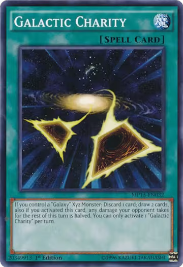 Galactic Charity (MP15-EN032), 2015 Mega-Tins Mega Pack — Yu-Gi-Oh! card price