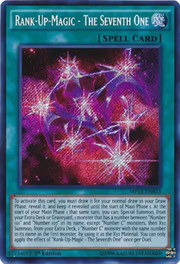 Rank-Up-Magic - The Seventh One (MP15-EN033), 2015 Mega-Tins Mega Pack — Yu-Gi-Oh! card price