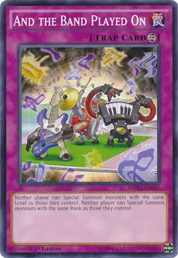 And the Band Played On (MP15-EN045), 2015 Mega-Tins Mega Pack — Yu-Gi-Oh! card price