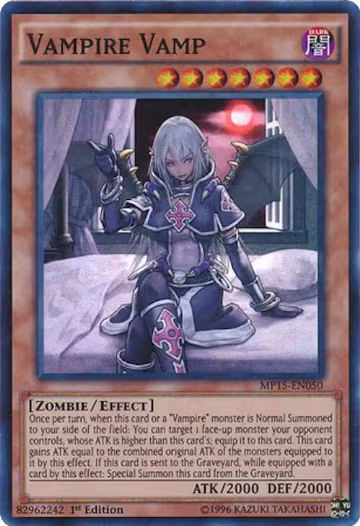 Vampire Vamp (MP15-EN050), 2015 Mega-Tins Mega Pack — Yu-Gi-Oh! card price