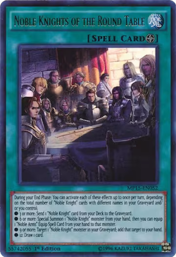 Noble Knights of the Round Table (MP15-EN052), 2015 Mega-Tins Mega Pack — Yu-Gi-Oh! card price