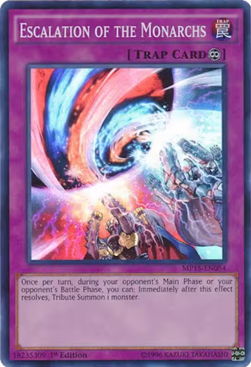 Escalation of the Monarchs (MP15-EN054), 2015 Mega-Tins Mega Pack — Yu-Gi-Oh! card price