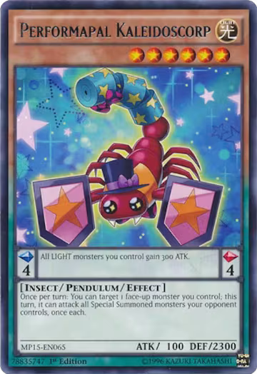 Performapal Kaleidoscorp (MP15-EN065), 2015 Mega-Tins Mega Pack — Yu-Gi-Oh! card price