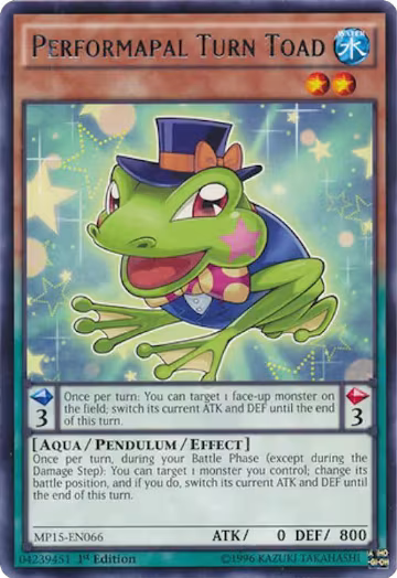 Performapal Turn Toad (MP15-EN066), 2015 Mega-Tins Mega Pack — Yu-Gi-Oh! card price