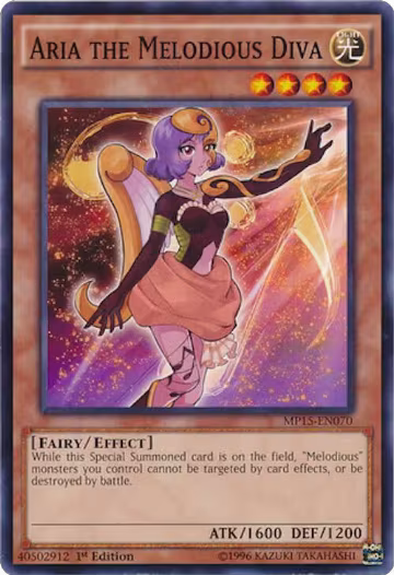 Aria the Melodious Diva (MP15-EN070), 2015 Mega-Tins Mega Pack — Yu-Gi-Oh! card price