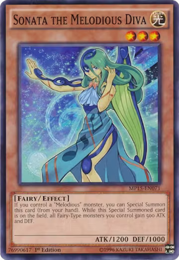 Sonata the Melodious Diva (MP15-EN071), 2015 Mega-Tins Mega Pack — Yu-Gi-Oh! card price