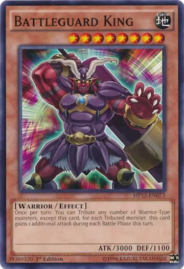 Battleguard King (MP15-EN073), 2015 Mega-Tins Mega Pack — Yu-Gi-Oh! card price