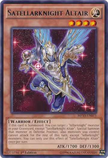 Satellarknight Altair (MP15-EN075), 2015 Mega-Tins Mega Pack — Yu-Gi-Oh! card price