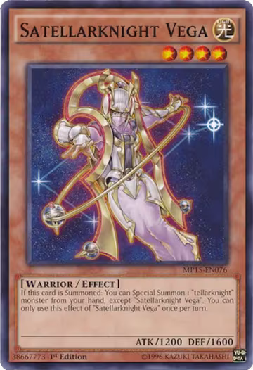 Satellarknight Vega (MP15-EN076), 2015 Mega-Tins Mega Pack — Yu-Gi-Oh! card price