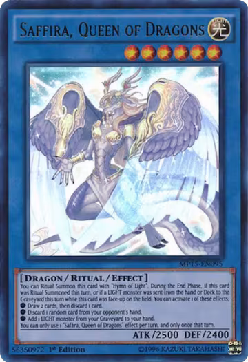 Saffira, Queen of Dragons (MP15-EN095), 2015 Mega-Tins Mega Pack — Yu-Gi-Oh! card price