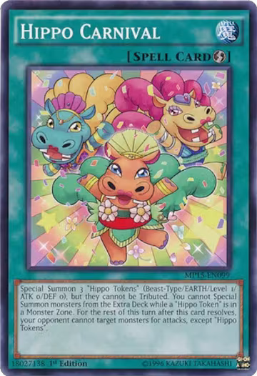 Hippo Carnival (MP15-EN099), 2015 Mega-Tins Mega Pack — Yu-Gi-Oh! card price