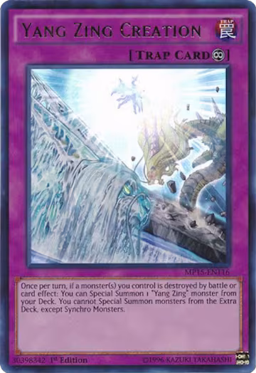 Yang Zing Creation (MP15-EN116), 2015 Mega-Tins Mega Pack — Yu-Gi-Oh! card price