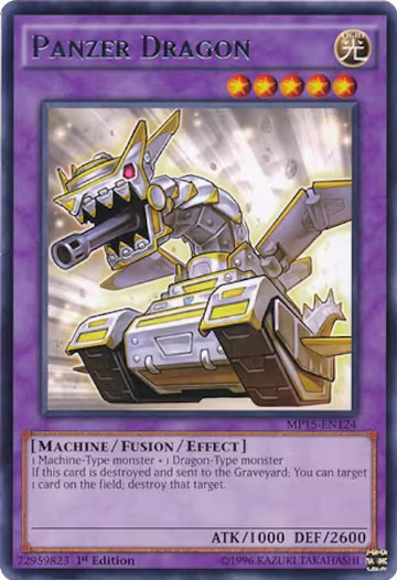 Panzer Dragon (MP15-EN124), 2015 Mega-Tins Mega Pack — Yu-Gi-Oh! card price
