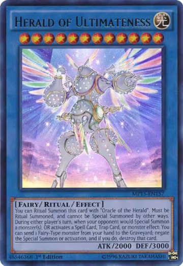 Herald of Ultimateness (MP15-EN157), 2015 Mega-Tins Mega Pack — Yu-Gi-Oh! card price