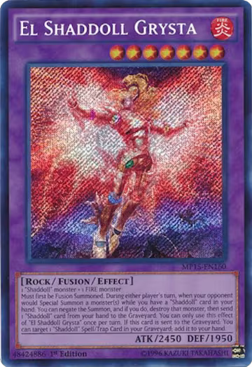 El Shaddoll Grysta (MP15-EN160), 2015 Mega-Tins Mega Pack — Yu-Gi-Oh! card price