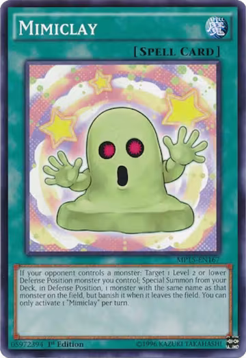 Mimiclay (MP15-EN167), 2015 Mega-Tins Mega Pack — Yu-Gi-Oh! card price
