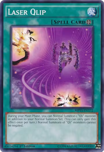 Laser Qlip (MP15-EN172), 2015 Mega-Tins Mega Pack — Yu-Gi-Oh! card price