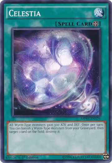 Celestia (MP15-EN175), 2015 Mega-Tins Mega Pack — Yu-Gi-Oh! card price