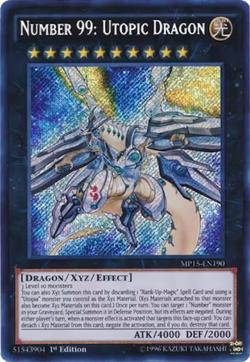 Number 99: Utopic Dragon (MP15-EN190) — card price