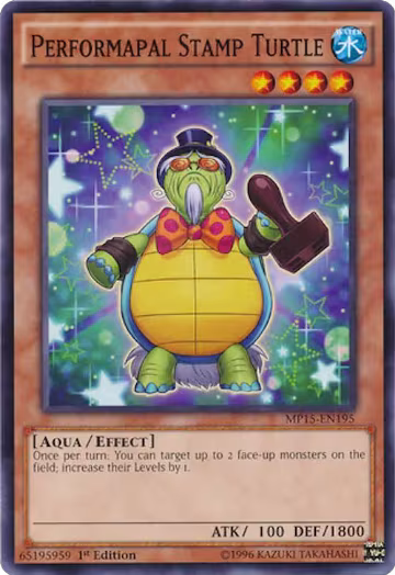 Performapal Stamp Turtle (MP15-EN195), 2015 Mega-Tins Mega Pack — Yu-Gi-Oh! card price
