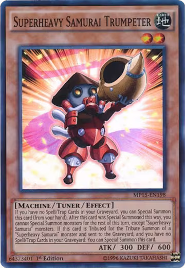 Superheavy Samurai Trumpeter (MP15-EN198) — card price