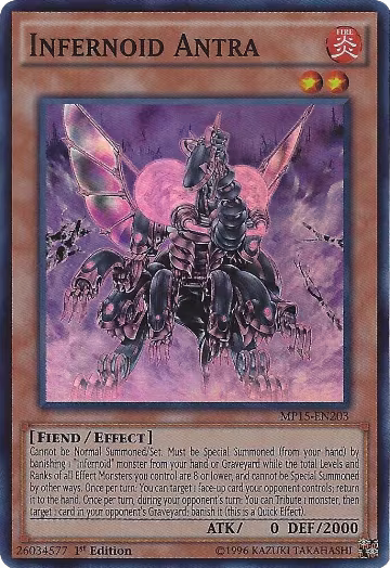 Infernoid Antra (MP15-EN203), 2015 Mega-Tins Mega Pack — Yu-Gi-Oh! card price