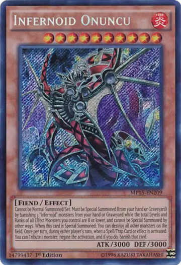 Infernoid Onuncu (MP15-EN209), 2015 Mega-Tins Mega Pack — Yu-Gi-Oh! card price
