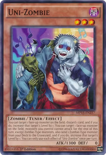 Uni-Zombie (MP15-EN217), 2015 Mega-Tins Mega Pack — Yu-Gi-Oh! card price
