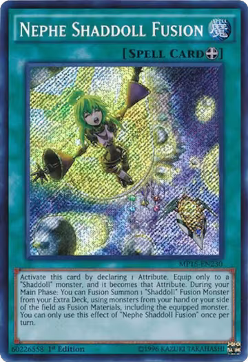 Nephe Shaddoll Fusion (MP15-EN230), 2015 Mega-Tins Mega Pack — Yu-Gi-Oh! card price