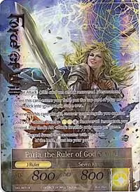 Faria, the Sacred Queen // Faria, the Ruler of God Sword (Full Art) (SKL-007/J), The Seven Kings of the Lands — Force of Will card price