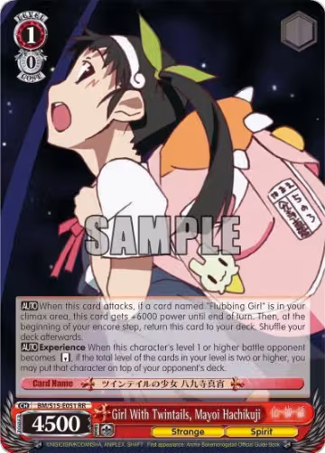 Girl With Twintails, Mayoi Hachikuji (BM/S15-E051 RR), BAKEMONOGATARI — Weiß Schwarz card price